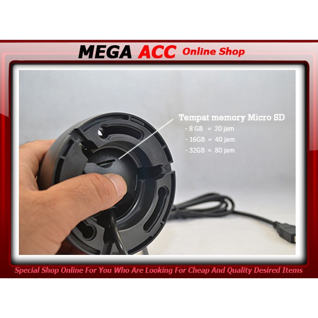 CAMERA CCTV MICRO SD CCTV MEMORY MICRO TANPA DVR FREE Adaptor