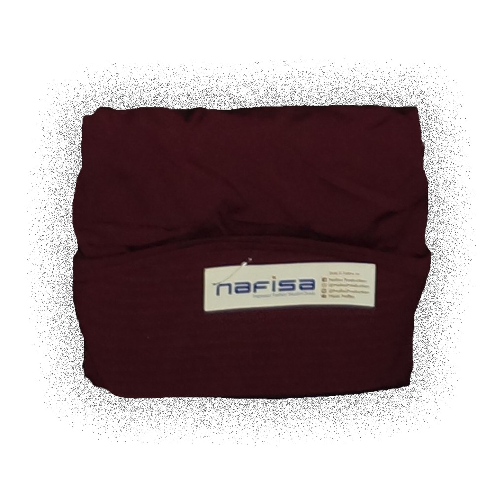 Jilbab Nafisa Davira/Hijab Segitiga/Kerudung instan murah/Jilbab Berkualitas-Merah Hati