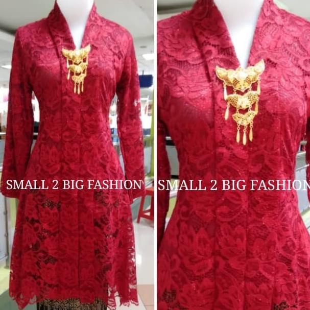 kebaya panjang brukat muslim / kebaya tunik / kebaya brokat muslim