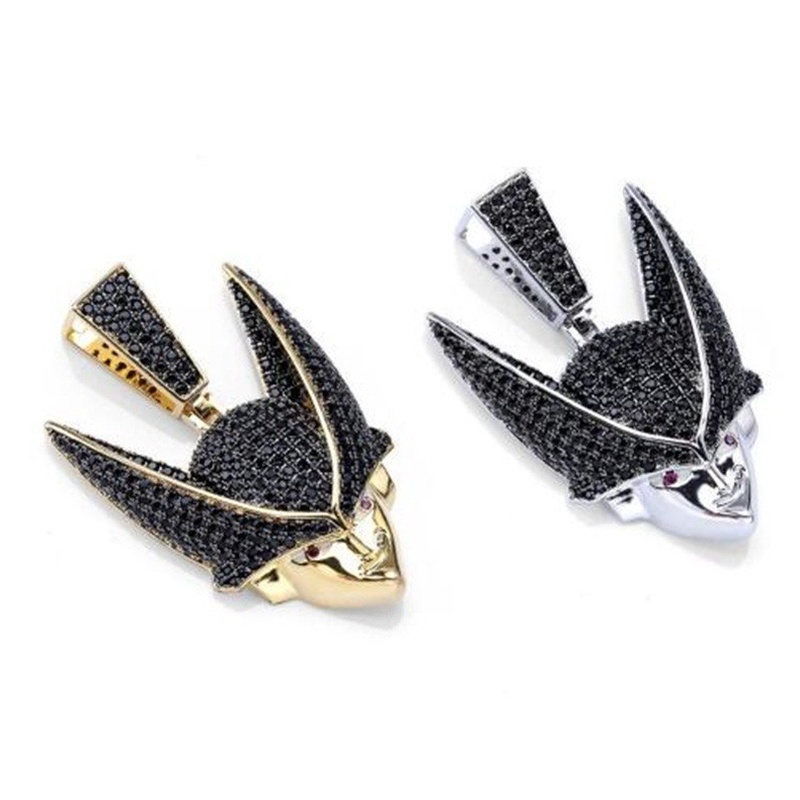 Kalung Liontin Karakter Kartun Gaya Hip Hop Rock Untuk Pria