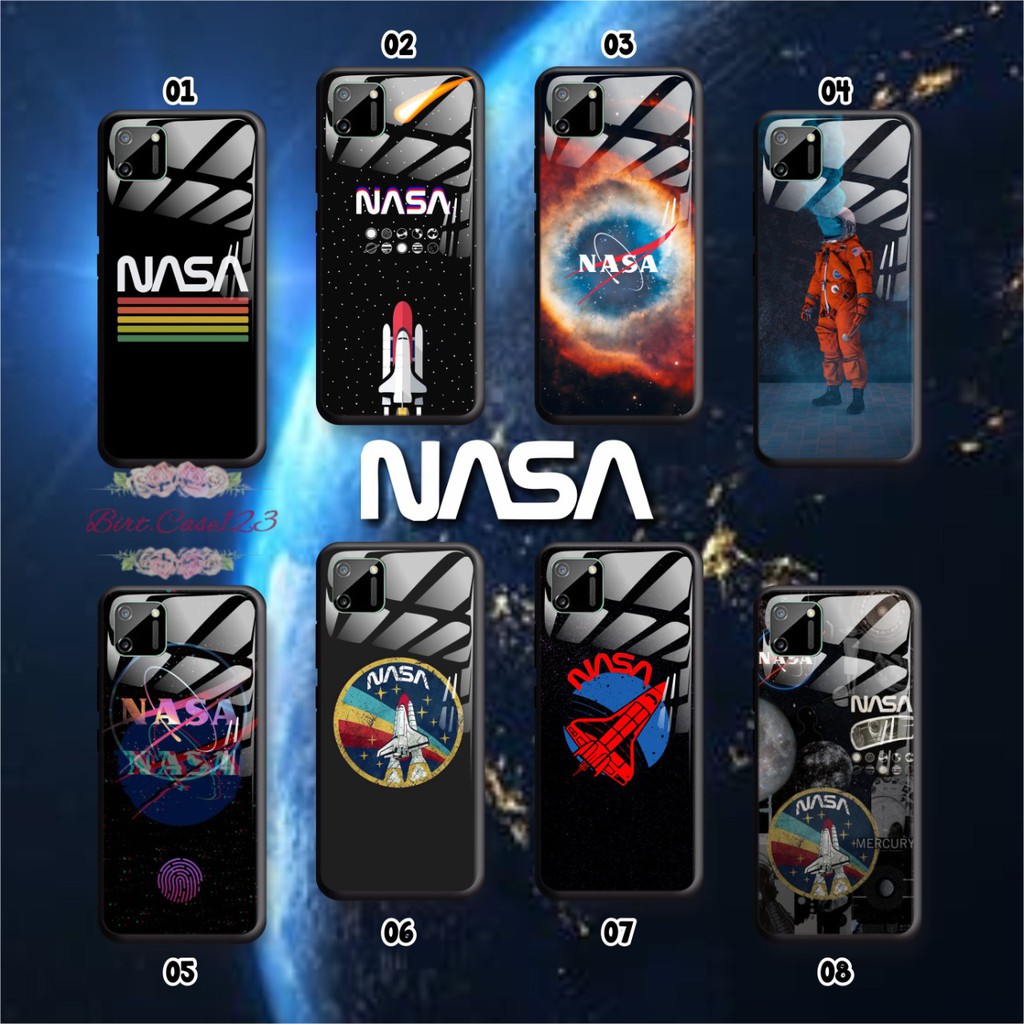 Softcase back case glass Kaca NASA Oppo A1K A3S A5S A7 A12 A11K A5 a9 A11 A15 A31 BC2074