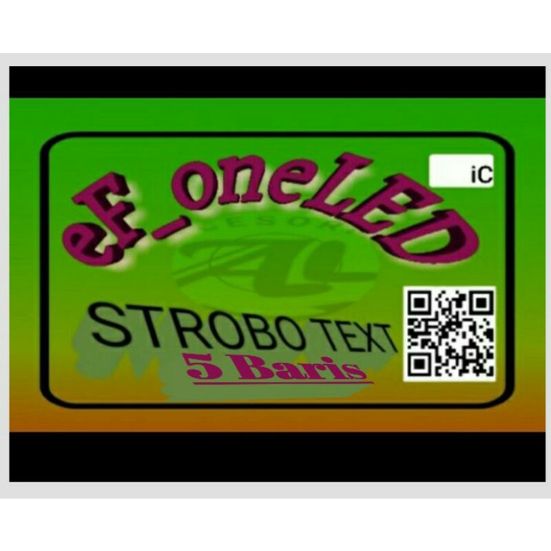 modul strobo text 5baris