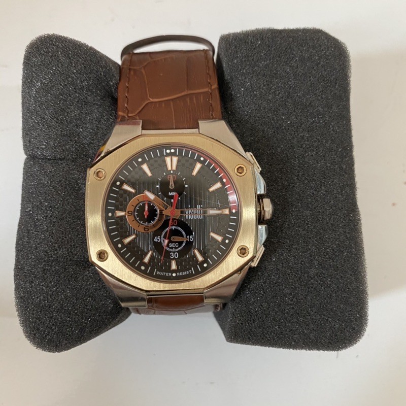 SOLD] Visetti  Jam Tangan Watch Original Coklat Kulit Dari Eropa