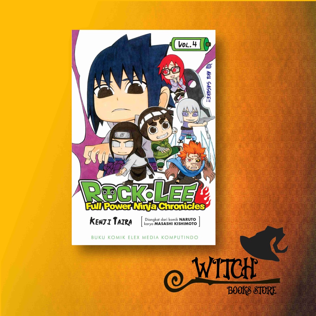 Komik Manga Rock Lee - Full Power Ninja Chronicles 4