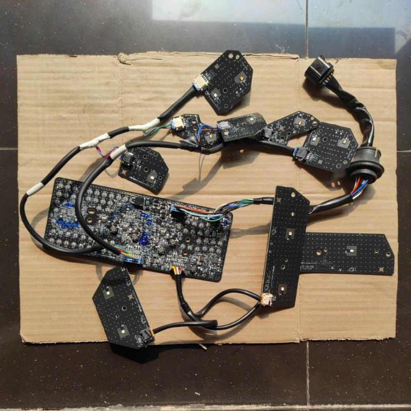 PCB LED LAMPU DEPAN PCX 160 komplit kabel