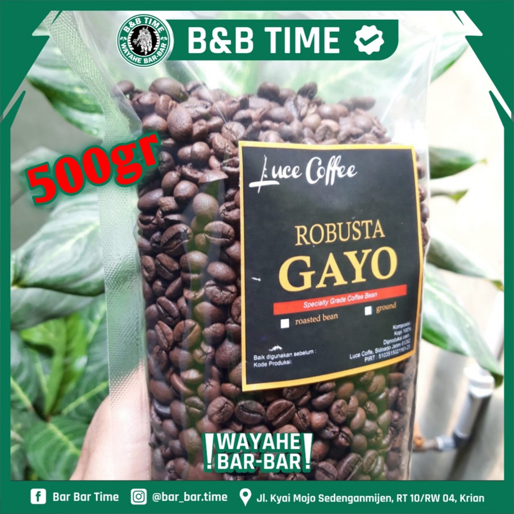 

[ORIGINAL] Kopi Robusta GAYO 500gr - Biji atau Bubuk