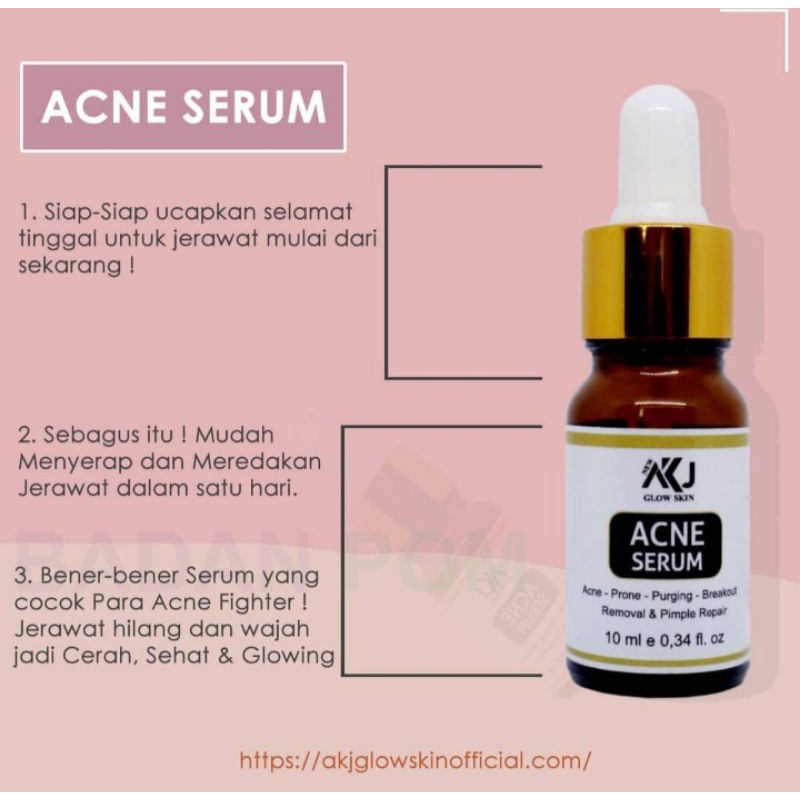 Serum Acne Akj glow skin