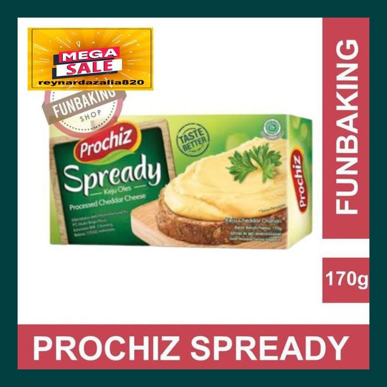 

Reypsum Funbaking - Keju Oles Prochiz Spready Chesse 170Gr S30Cryr