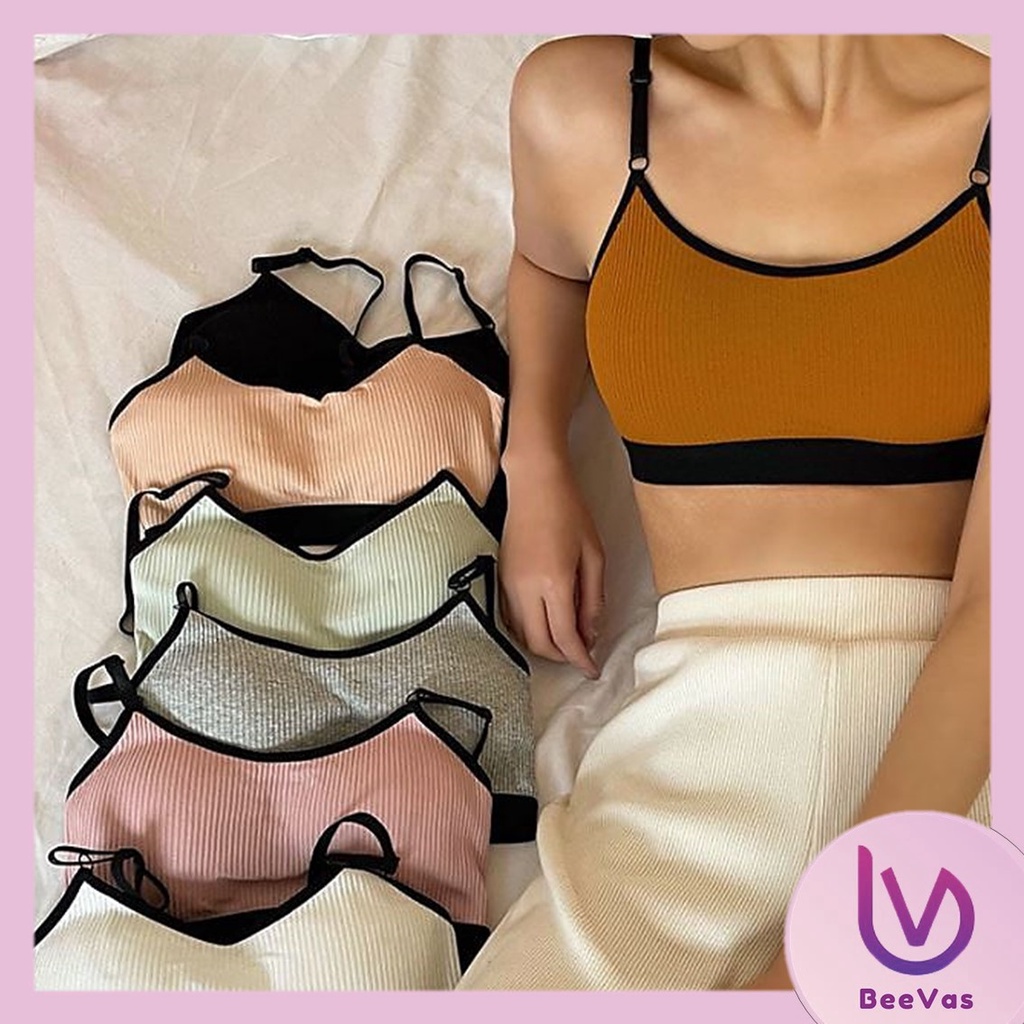 BV.ID BR490 BRA WANITA TANPA KAWAT SPORT BRA OLAHRAGA BH PUSH UP PAKAIAN DALAM WANITA IMPORT