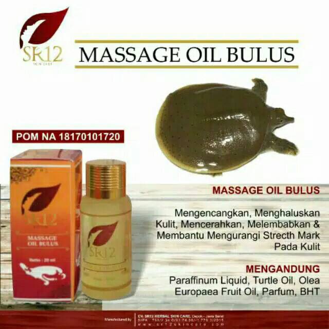 MASSAGE OIL BULUS/MINYAK BULUS ASLI