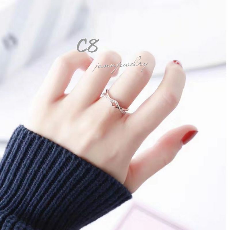 cincin titanium korea style anti karat&amp;Alergi JJ-30☆