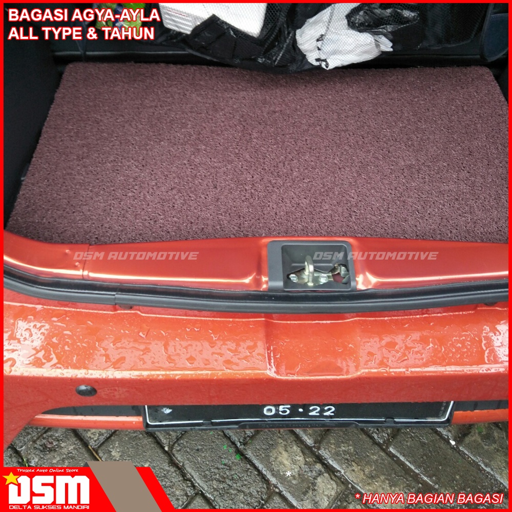 Karpet Mobil Toyota Agya &amp; Daihatsu Ayla ( all type dan tahun) - Bagian Bagasi / Karpet Bagasi Agya Ayla