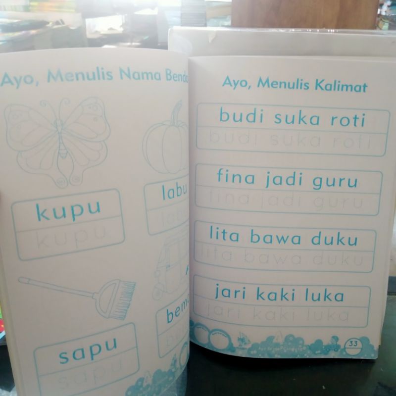 buku ayo belajar calistung 64 halaman (21×30cm)