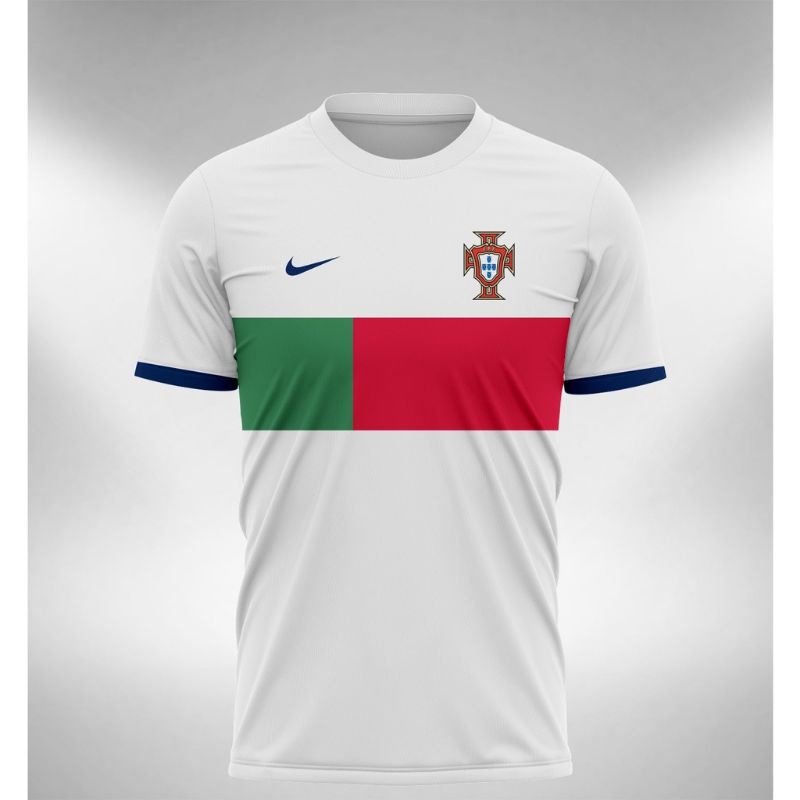 BAJU KAOS JERSEY BOLA TIMNAS PORTUGAL HOME AWAY PIALA DUNIA 2022 2023 TERBARU FREE NAMA DAN NO PUNGG