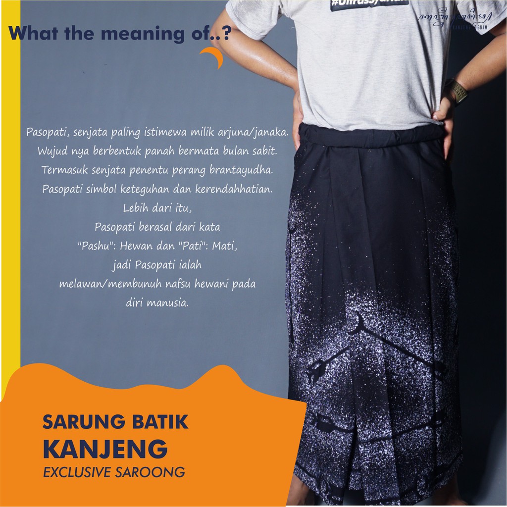 SARUNG BATIK EKSKLUSIF ORIGINAL KANJENG DENIM MOTIF PASOPATI SERIES