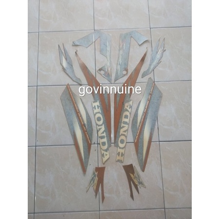 striping stiker sticker lis honda supra x 125 2006 original lospack