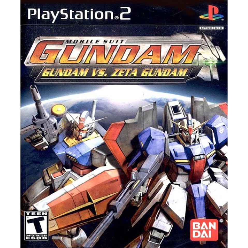 DVD Kaset Game PS2 Mobile Suit Gundam Gundam vs. Zeta Gundam