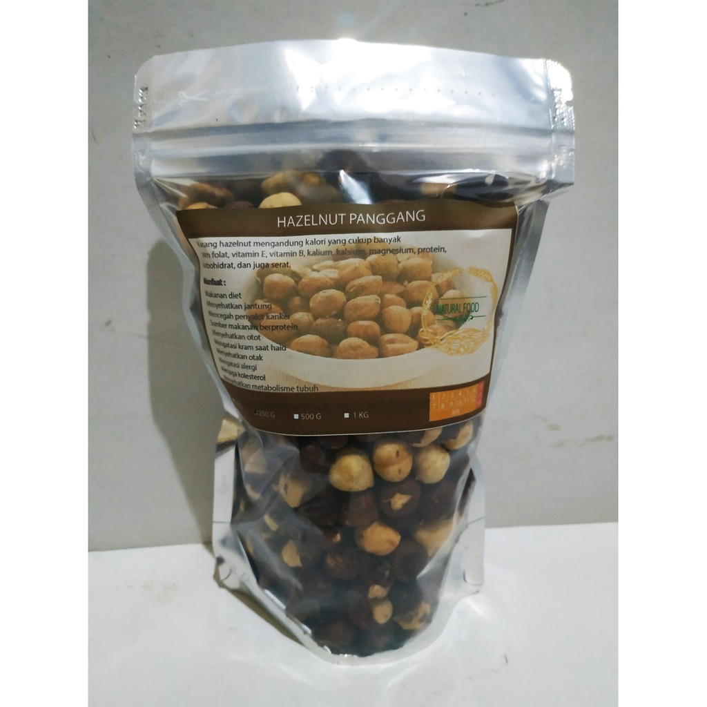 

Hazelnut Panggang 250 gr