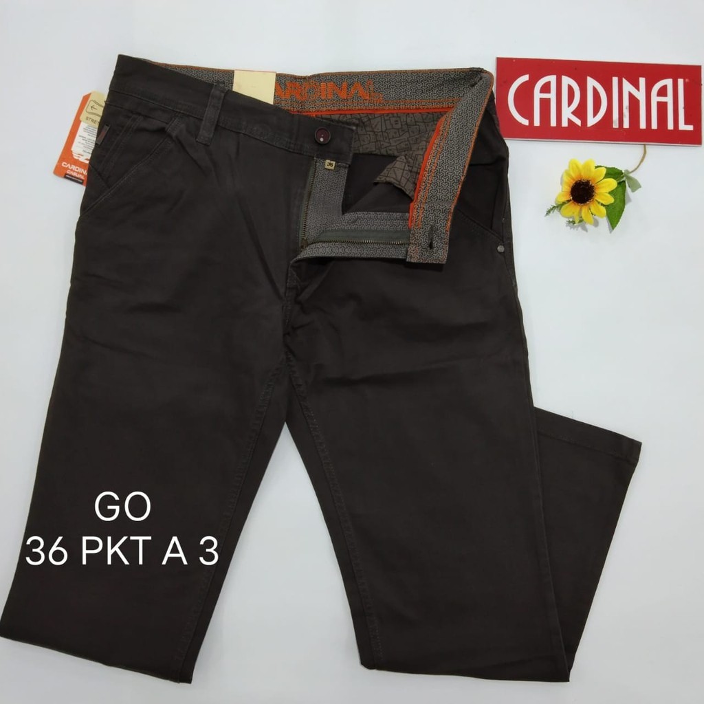 gof 36-PKT CARDINAL CASUAL CELANA POCKETS PANJANG Celana Chino Pria Fashion Laki Brand Kekinian