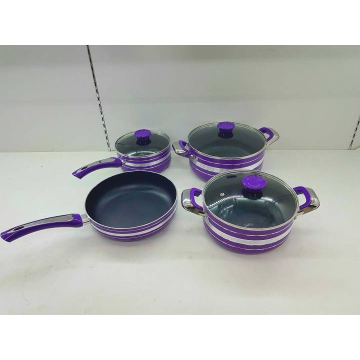 Panci Set 7 pcs Ungu