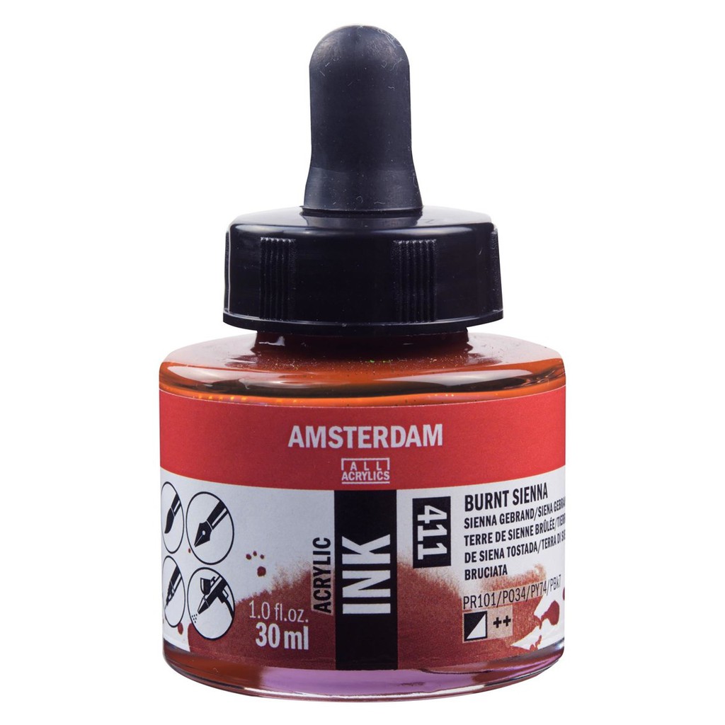 

Talens Amsterdam Acrylic Ink 30ml - Brown and Blue / Violet Series