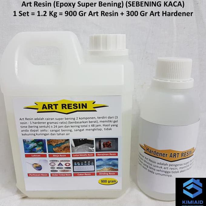 

Epoxy Resin Clear - 1.2 Kg - Art Resin - Lycal 1011 - Epoxy Clear