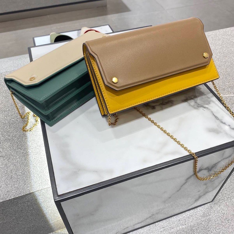 Two-Tone Mini Long Wallet
