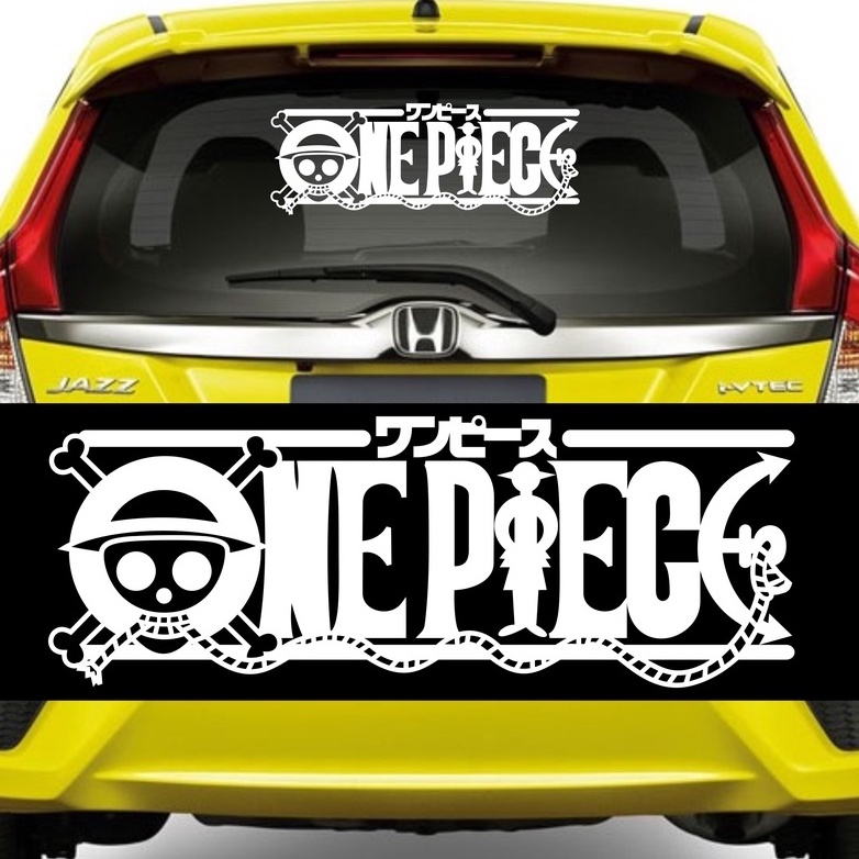 Stiker Kaca Mobil ONE PIECE Car Cutting Sticker Bajak Laut