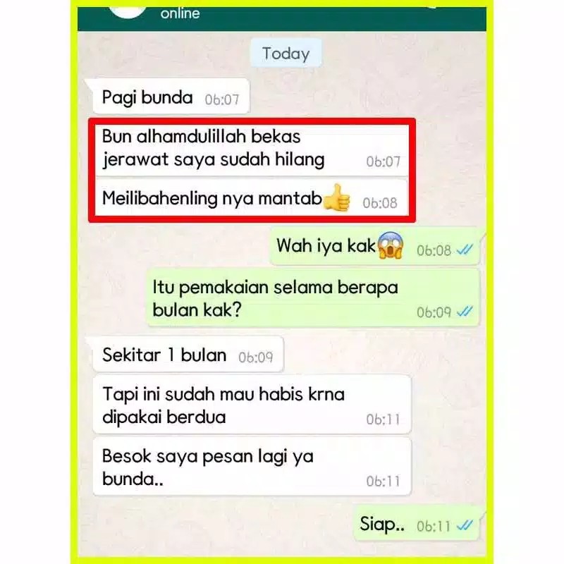 Obat Penghilang Bekas Luka flex hitam Cacar jerawat dalam 2 minggu  Bio Herbal Meilibahenling ASLI