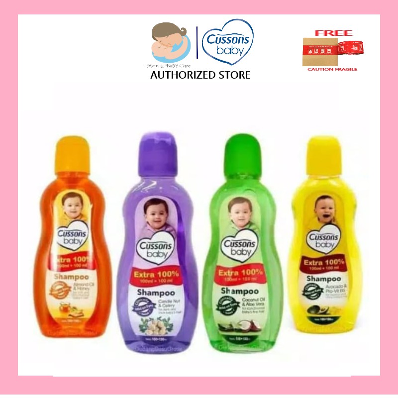 CUSSONS BABY SHAMPOO / 100ml+100ml / CUSSON SAMPO HEMAT/ ISI EXTRA