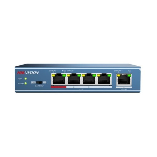 POE SWITCH HIKVISION 4 Port DS-3E0105P-E-M