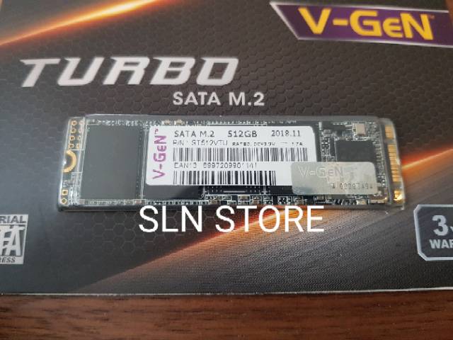 SSD 512GB M.2 / M2 V-GeN Turbo 2280 512 GB / 500GB Vgen