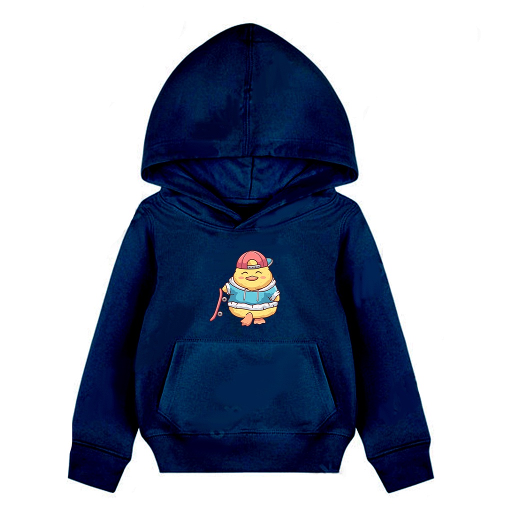 Hoodie Anak Skate Duck Sweater Pakaian Fleece Anak M - XL