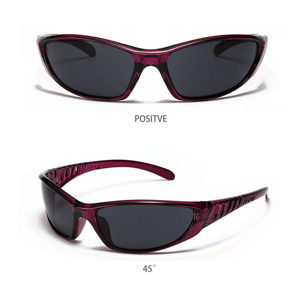 Chookyy Aesthetic Y2K Kacamata Hitam Retro Kacamata Pria Shades Sun Glasses