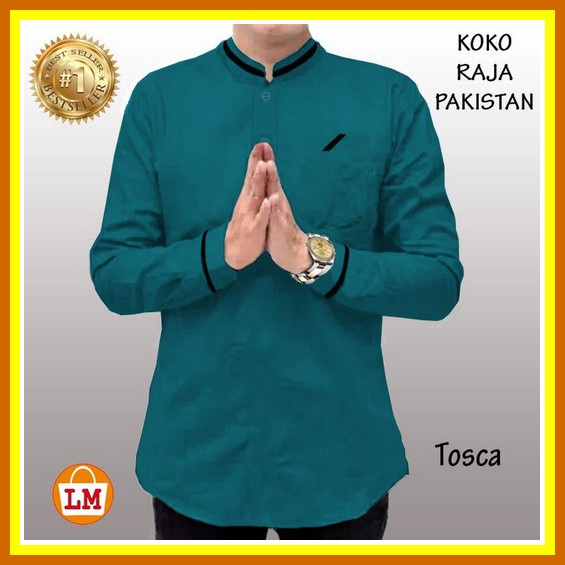 Kemko Pria Rabbani Sarang Mecca Original Size Xl(Ld 118Cm) Koko Pria Lengan Panjang Qurta Raja Pakis