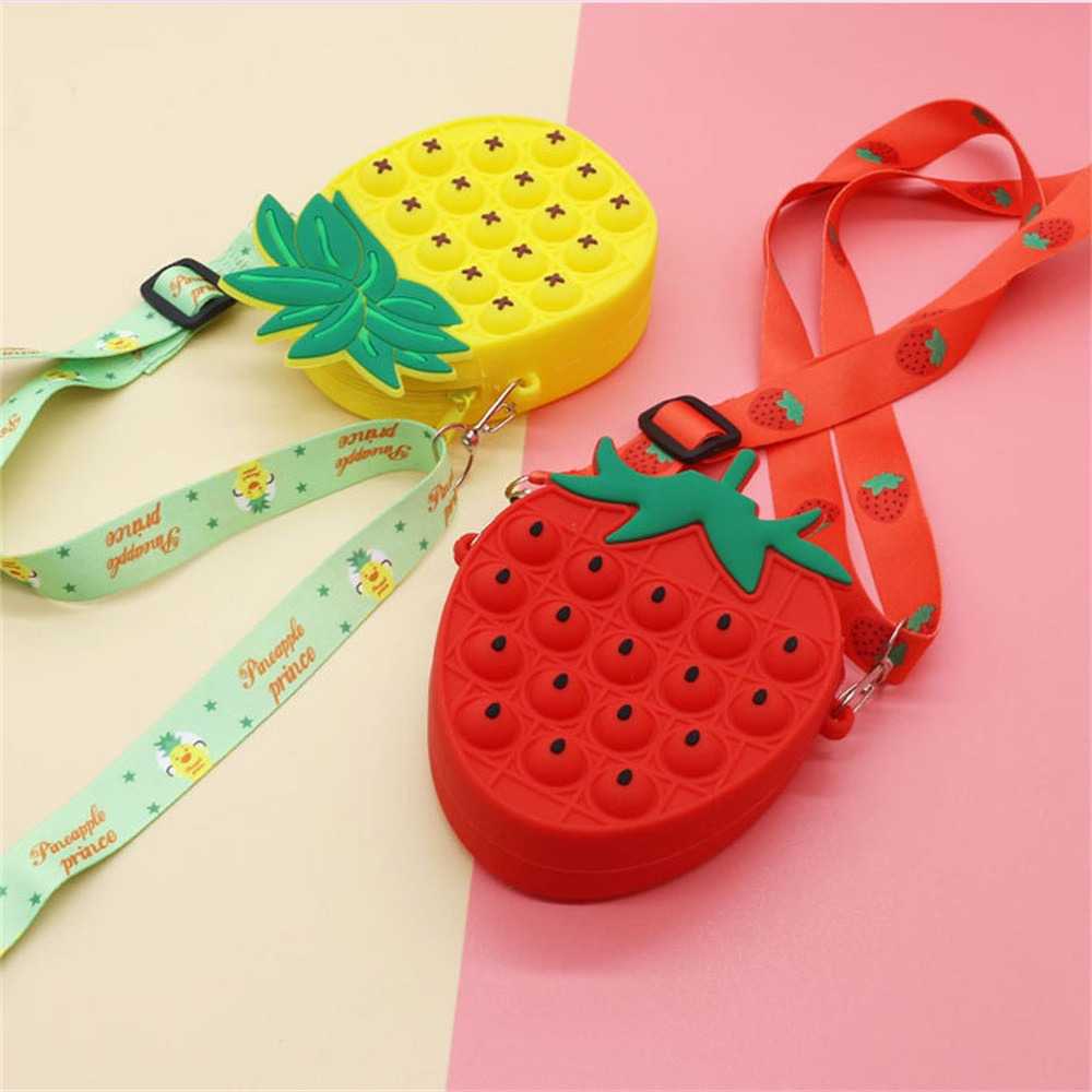 Mainan POP IT Tas mini Push Button Pop Silicone Bag Children Toy ZNM50