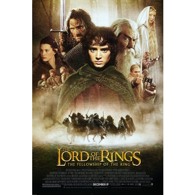 Kaset DVD THE LORD OF THE RINGS: THE FELLOWSHIP OF THE RING (2001)