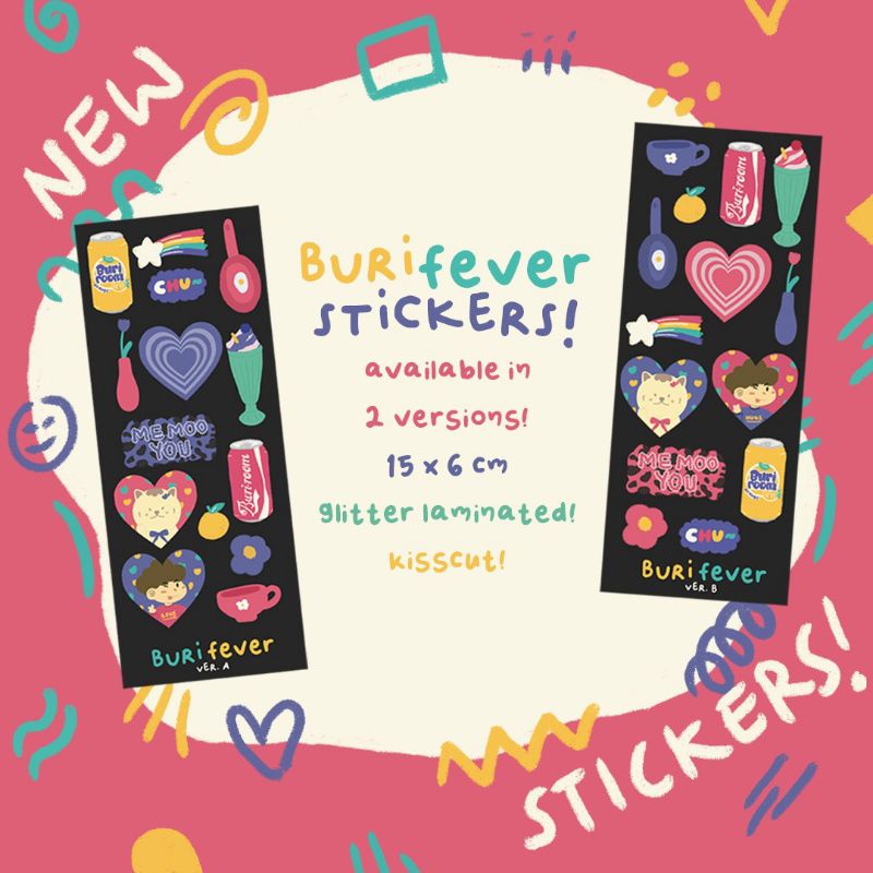 

burifever stickers by buriroom