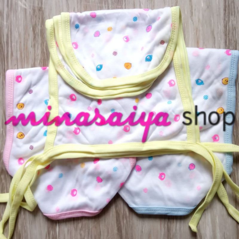 6 pcs Popok Kain Tali Bayi Motif