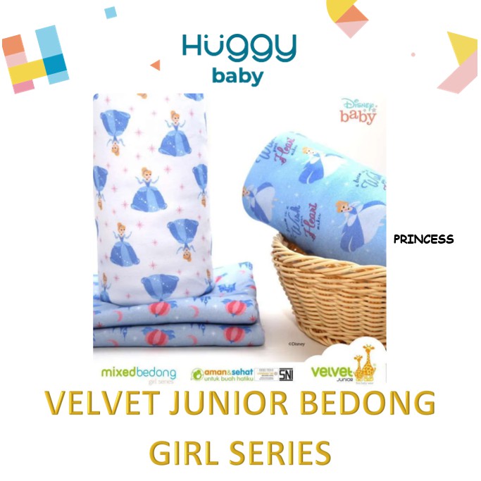 Velvet Junior Bedong Mix GIRL 3pcs