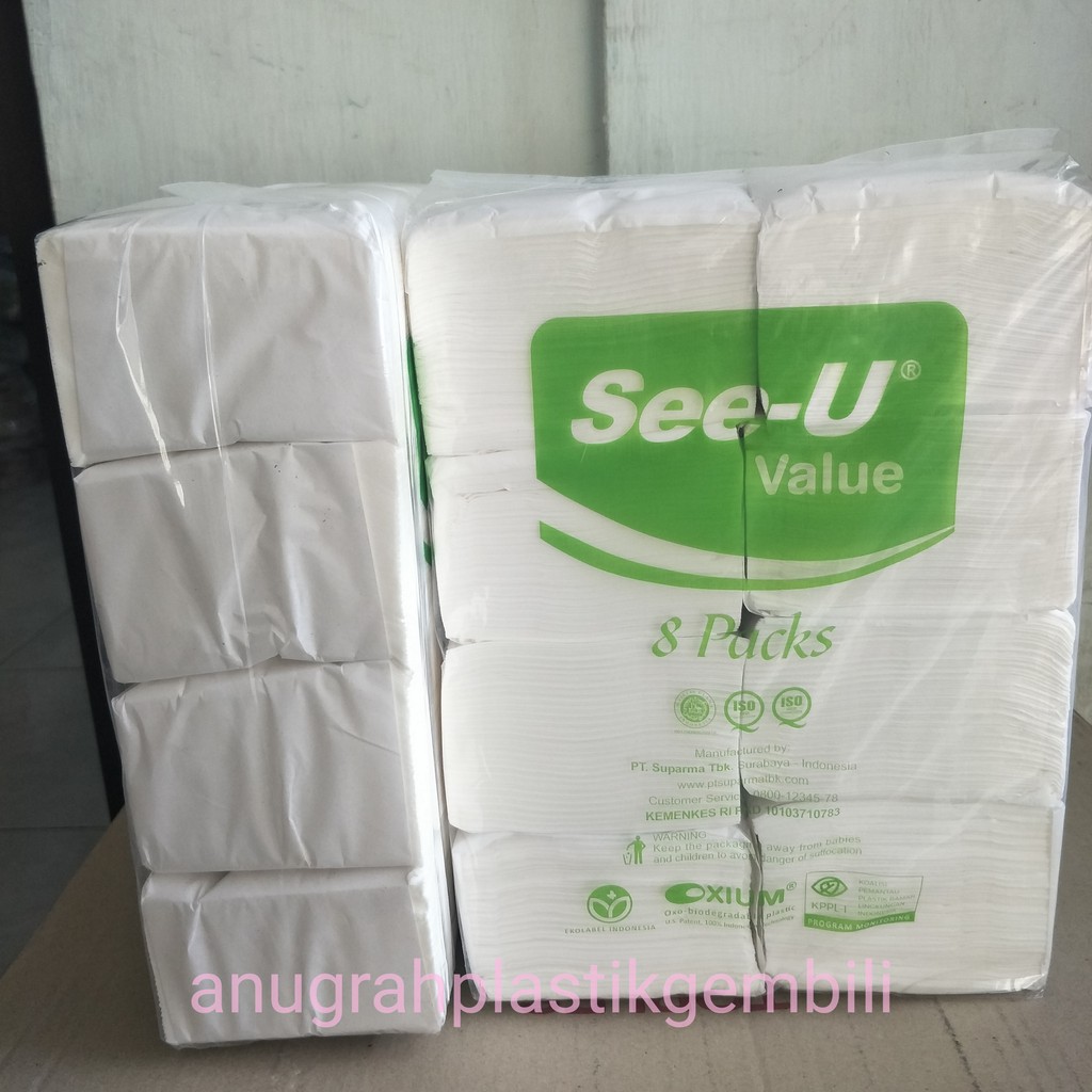 Tisue See-U pop up/ tissue meja See-U