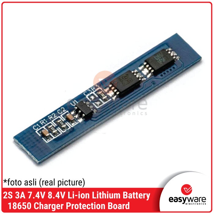 BMS 2S 3A Li-ion Lithium Battery 7.4V 8.4V 18650 Charger Protection Board Module