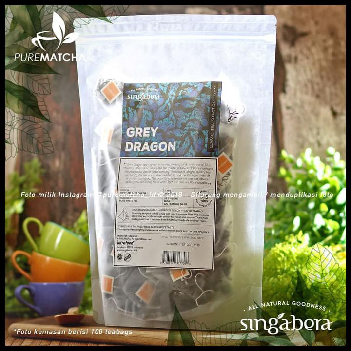 

Singabera Teh - Grey Dragon Tea 100Tb Teh Putih Indonesia Premium Tea