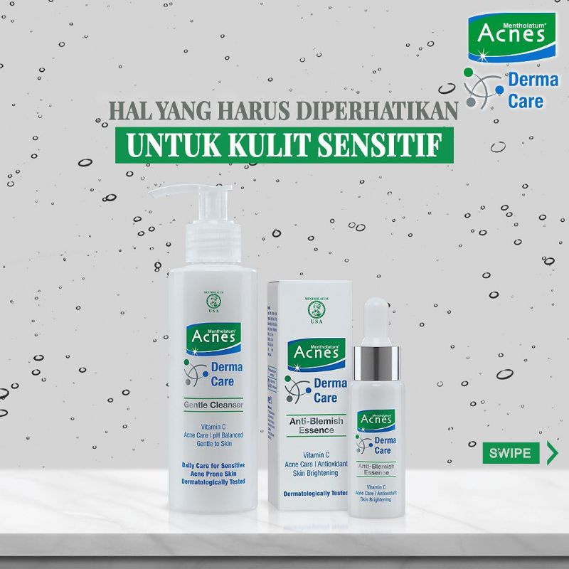 Acnes Derma Care Anti Blemish Essence 20 ml / Derma Care Gentle Cleanser 120 gr