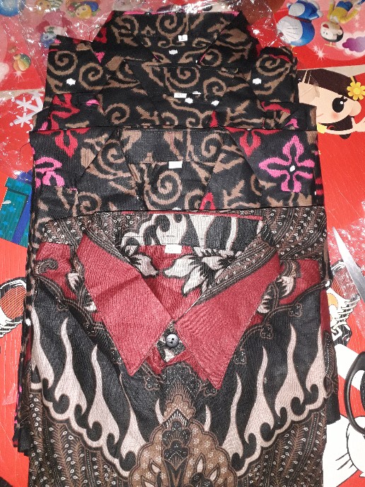 Promo Baju Atasan Sania Ruffle Batik Couple