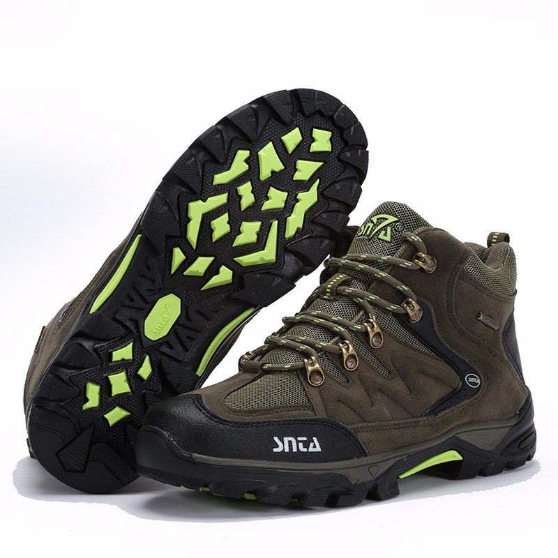 Sepatu Gunung Snta 469 GREEN Trekking/Hiking/Adventure/Outdoor F-16