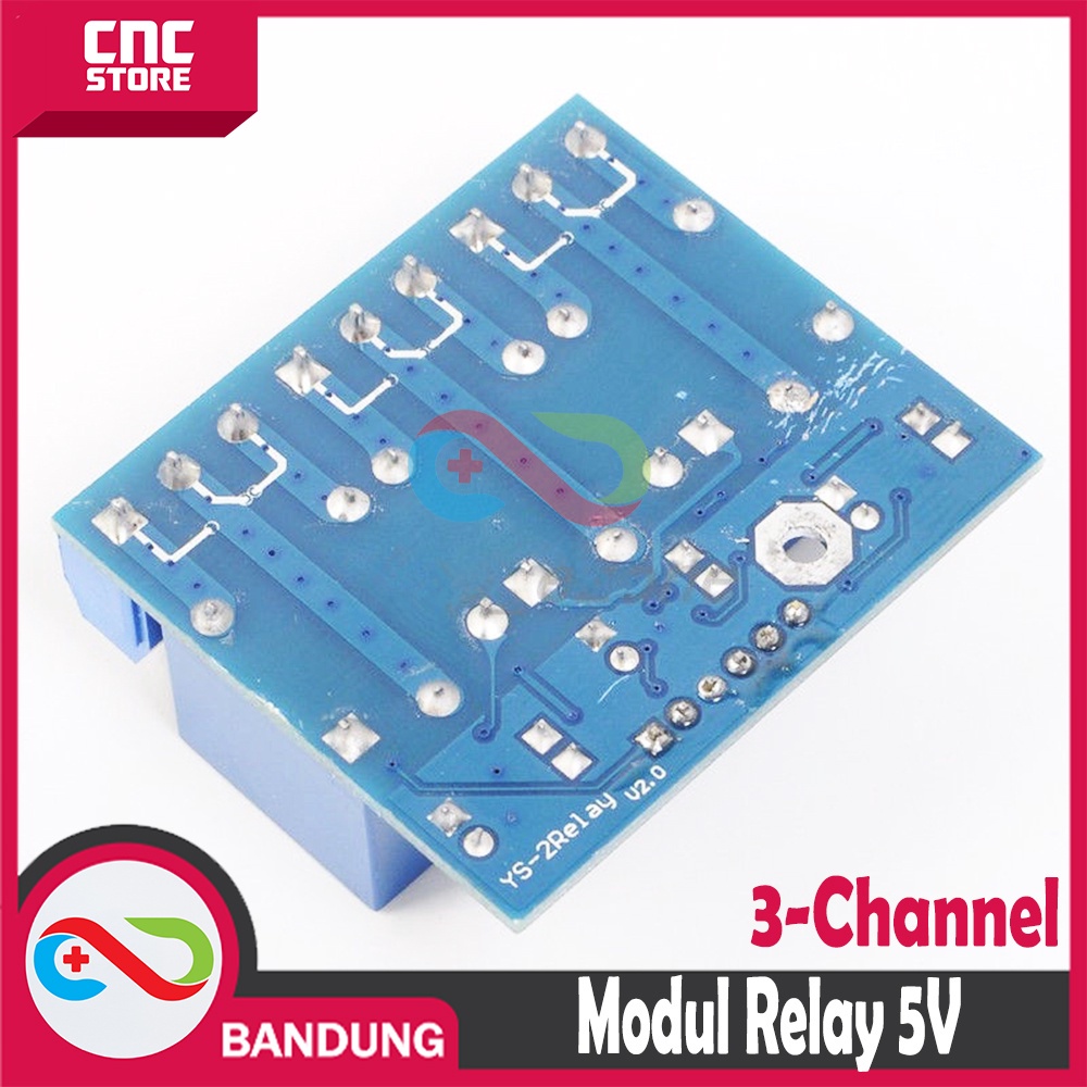 RELAY 5V 3 CHANNEL OUTPUT 250VAC 30VDC 10A WITH OPTOCUPLER MODUL