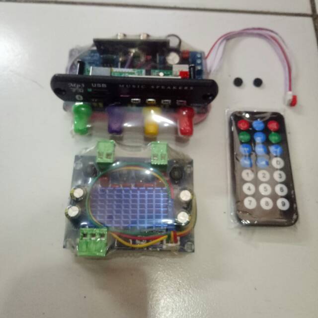 Ampli class D + tone control + mp3 bluetooth