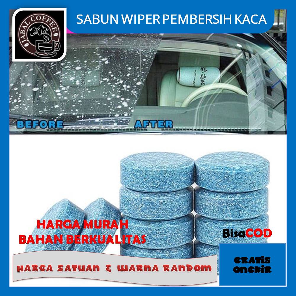 Sabun Wiper Tablet Pembersih Kaca Mobil / Tablet Air Wiper / Pembersih Kaca Mobil Toilet Rumah Glass Kode 019