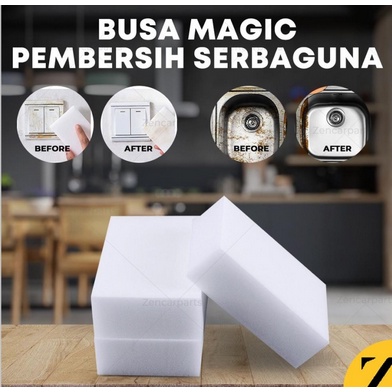 MAGIC SPONGE Spons BUSA AJAIB Pembersih Serbaguna Nano Spon Rub Eraser